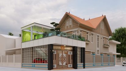 Khám phá mẫu nhà mái Thái tuyệt đỉnh của gia đình anh Kiên chị Hằng – Thôn 1 Thạch Đà – Yên Lãng – Thành Phố Hà Nội