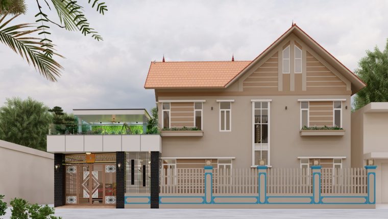 Khám phá mẫu nhà mái Thái tuyệt đỉnh của gia đình anh Kiên chị Hằng – Thôn 1 Thạch Đà – Yên Lãng – Thành Phố Hà Nội
