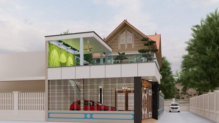 Khám phá mẫu nhà mái Thái tuyệt đỉnh của gia đình anh Kiên chị Hằng – Thôn 1 Thạch Đà – Yên Lãng – Thành Phố Hà Nội