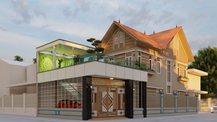 Khám phá mẫu nhà mái Thái tuyệt đỉnh của gia đình anh Kiên chị Hằng – Thôn 1 Thạch Đà – Yên Lãng – Thành Phố Hà Nội