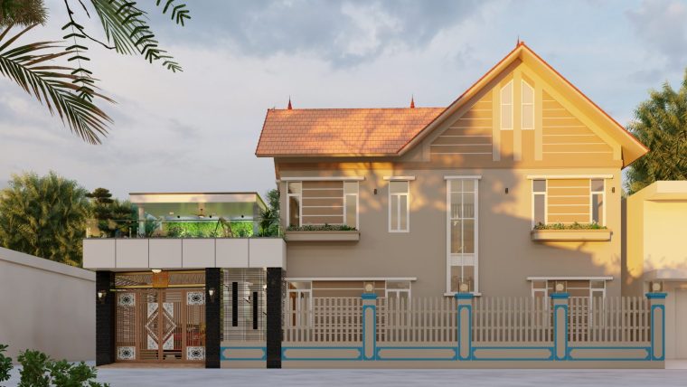 Khám phá mẫu nhà mái Thái tuyệt đỉnh của gia đình anh Kiên chị Hằng – Thôn 1 Thạch Đà – Yên Lãng – Thành Phố Hà Nội