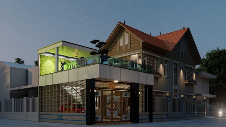 Khám phá mẫu nhà mái Thái tuyệt đỉnh của gia đình anh Kiên chị Hằng – Thôn 1 Thạch Đà – Yên Lãng – Thành Phố Hà Nội