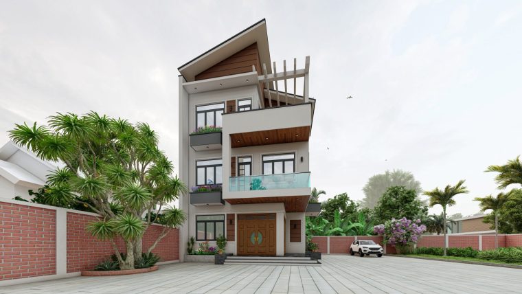 Khám phá mẫu nhà phố hiện đại của gia đình anh Sỹ – Thôn Yên Nội – Xã Yên Lãng – TP Hà Nội