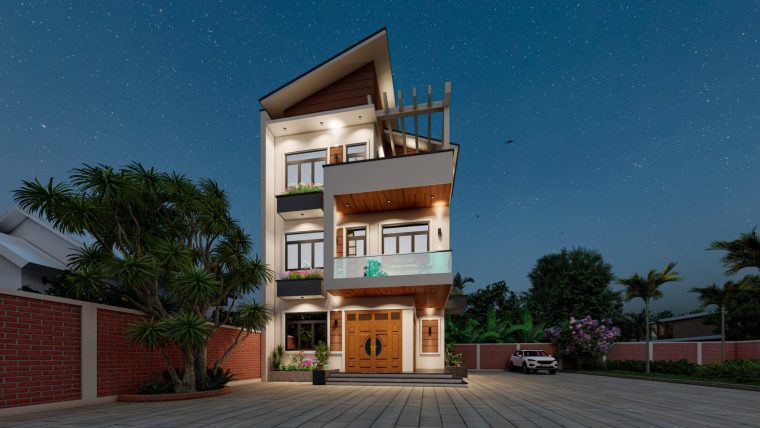 Khám phá mẫu nhà phố hiện đại của gia đình anh Sỹ – Thôn Yên Nội – Xã Yên Lãng – TP Hà Nội