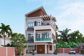 Khám phá mẫu nhà phố hiện đại của gia đình anh Sỹ - Thôn Yên Nội - Xã Yên Lãng - TP Hà Nội