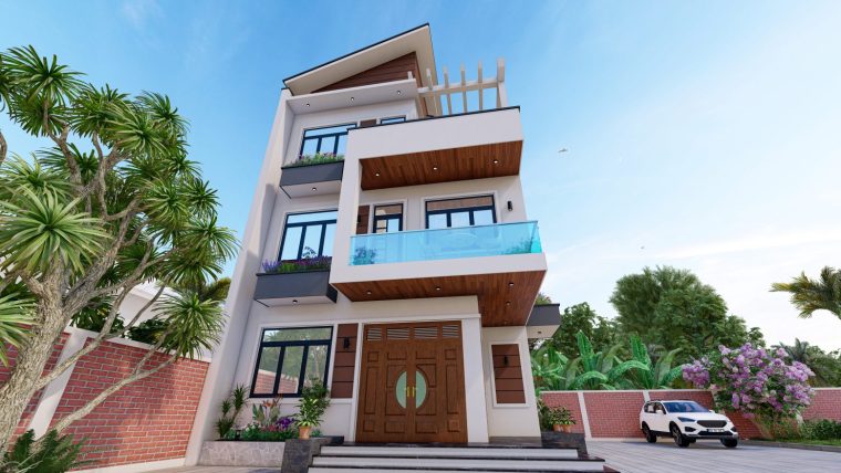 Khám phá mẫu nhà phố hiện đại của gia đình anh Sỹ – Thôn Yên Nội – Xã Yên Lãng – TP Hà Nội